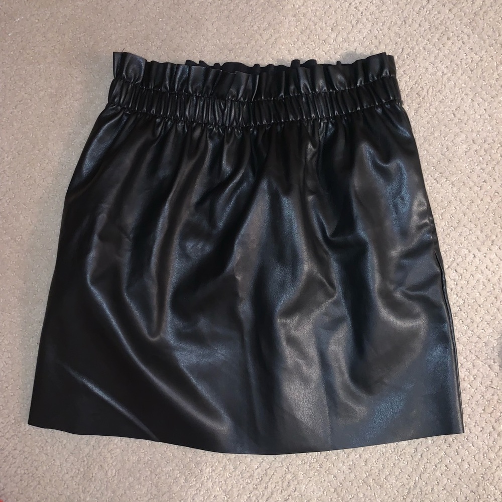 H&M Leather Skirt